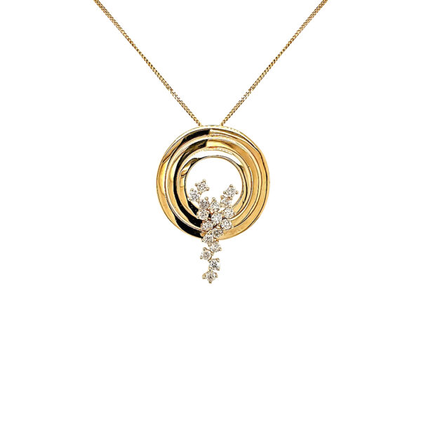 3 "CIRLCES" DIAMOND PENDANT