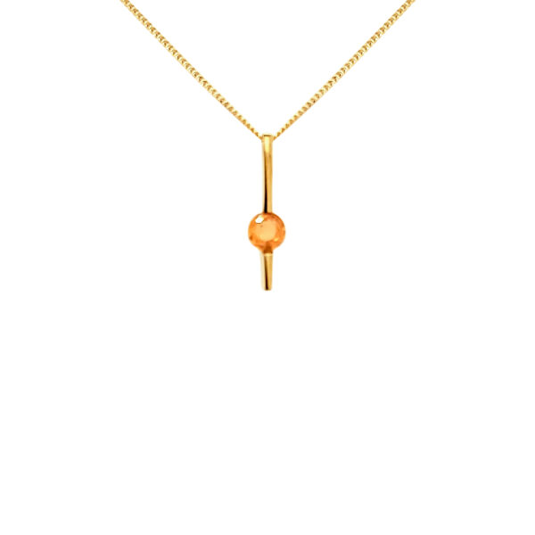 MANDARIN GARNET PENDANT