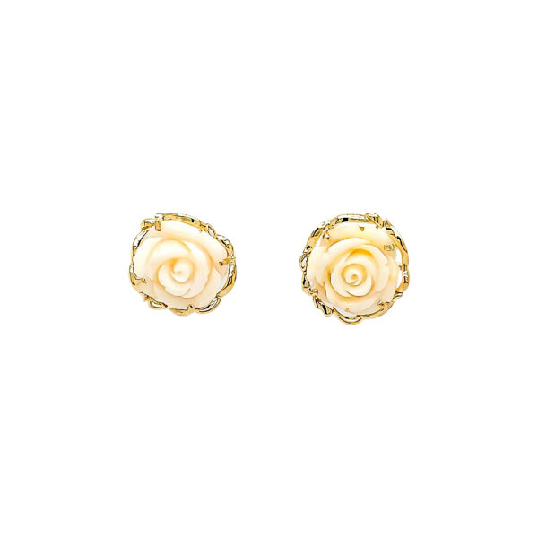 ANGEL SKIN CORAL EARRINGS ESTATE