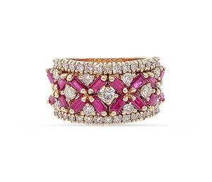 1.10CT VS F-G DIAM/ 1.80CT RUBY
14KT YELLOW GOLD SZ 7