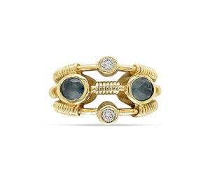 ALEXANDRITE AND DIAMOND RING
.94 CTTW ALEXANDRITE
.12 CTTW VS DIAMONDS
14KT YELLOW GOLD
SIZE 7