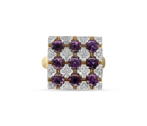 ESTATE AMETHYST AND DIAMONDS