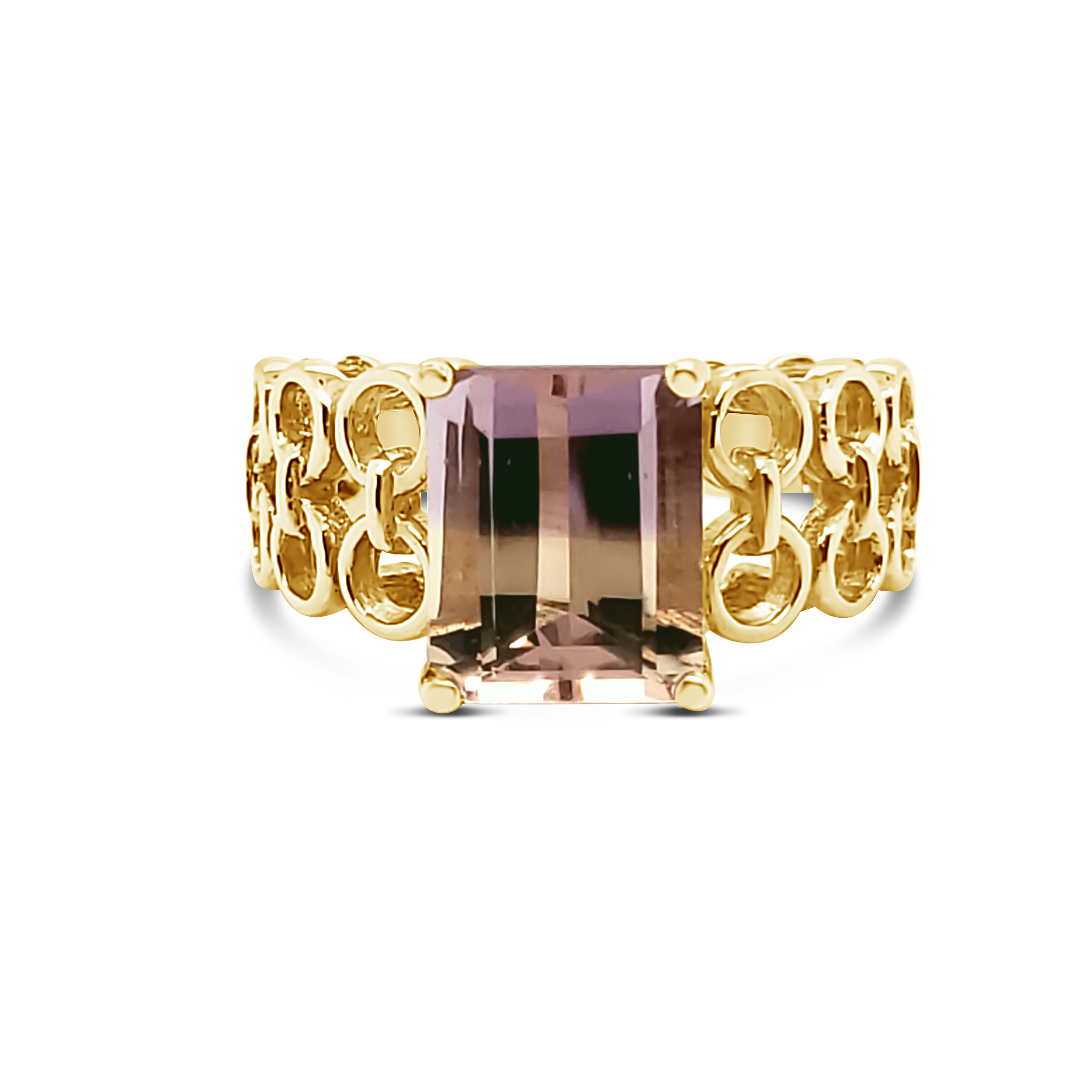 AMETRINE AND 14KT YELLOW GOLD
3.20 CT AMETRINE
14KY SIZE 7