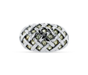 RUSSIAN DEMANTOID GARNET DOME RING
1.30 CT RUSSIAN DEMANTOID
14 KT WHITE GOLD
SIZE 7
YELLOW GOLD AVAILABLE