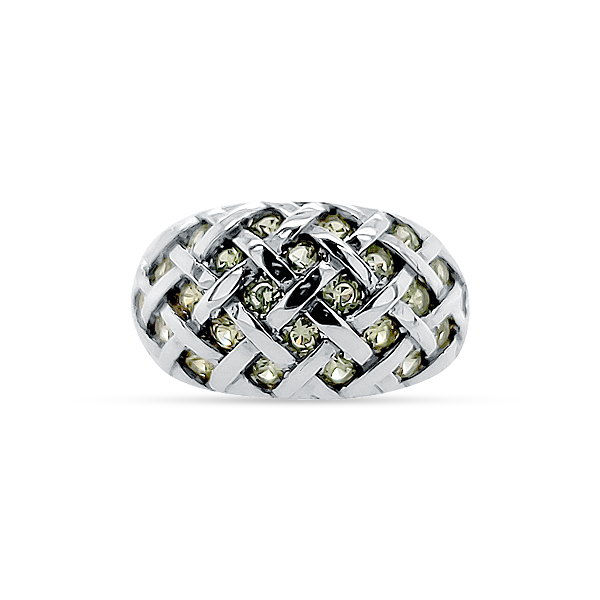 Russian Demantoid Garnet Dome Ring