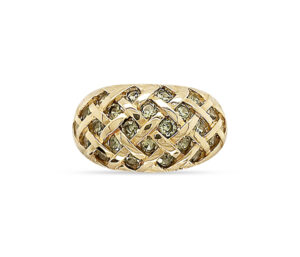 RUSSIAN DEMANTOID GARNET RING
DOME STYLE
1.30 CT RUSSIAN DEMANTOID
14KT YELLOW GOLD
SIZE 7.5
WHITE GOLD AVAILABLE