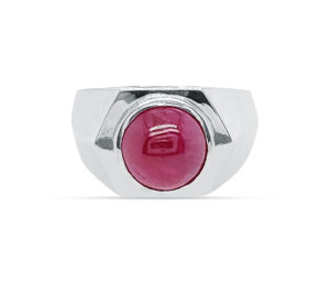 4.00CT CABACHON RUBY 14KW SZ 9.75