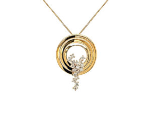 3 "CIRCLES" DIAMOND PENDANT