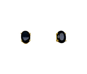 BLUE SAPPHIRE EARRINGS
STUDS 14KT YELLOW
2.00 CTTW