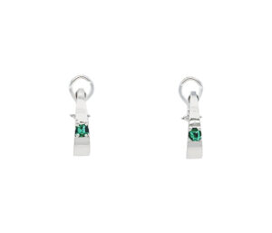 COLUMBIAN EMERALD EARRINGS
.55 CTTW COLUMBIAN EMERALD
14KT WHITE
ESTATE 
CLIP AND POST