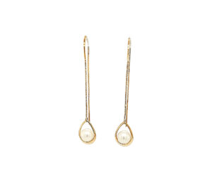 PEARL THREADER EARRINGS
