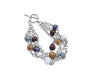 MULTICOLOR JADE BRACELET