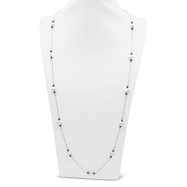 PEARL AND GARNET NECKLACE