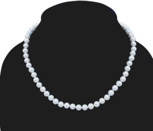 JAPANESE AKOYA PEARL NECKLACE 
5-7MM PEARLS
18" APPROX LENGTH
14KY CLASP