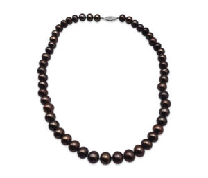 CHOCOLATE PEARL NECKLACE
9-10MM ROUND PEARL
14KY CLASP
18" APPROX LENGTH