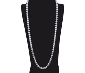CULTURED WHITE 
NECKLACE
 9-10 MM PEARL
 14KY CLASP
 36" APPROX LENGTH