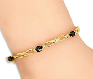 ALEXANDRITE AND GOLD BRACELET